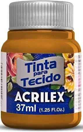 TINTA TECIDO ACRILEX BEGE/MARROM